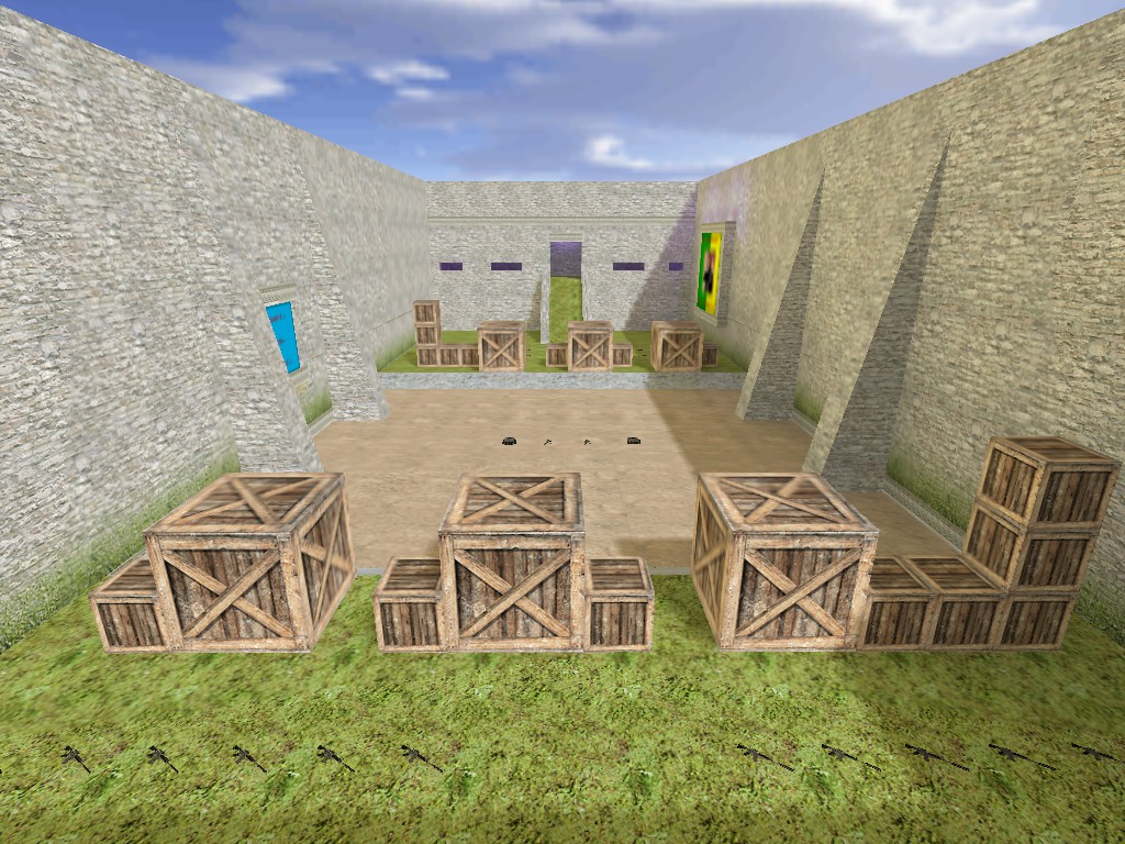 Карта «aim_headshot2» для CS 1.6