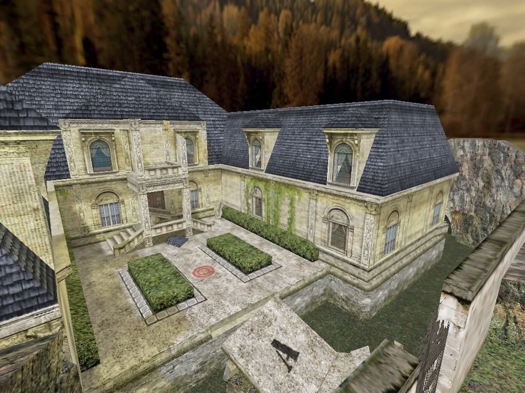 Карта «de_chateau» для CS 1.6