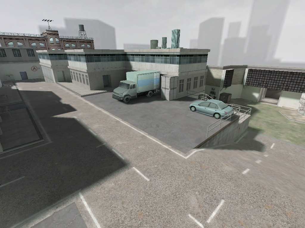 Карта «de_nust2» для CS 1.6