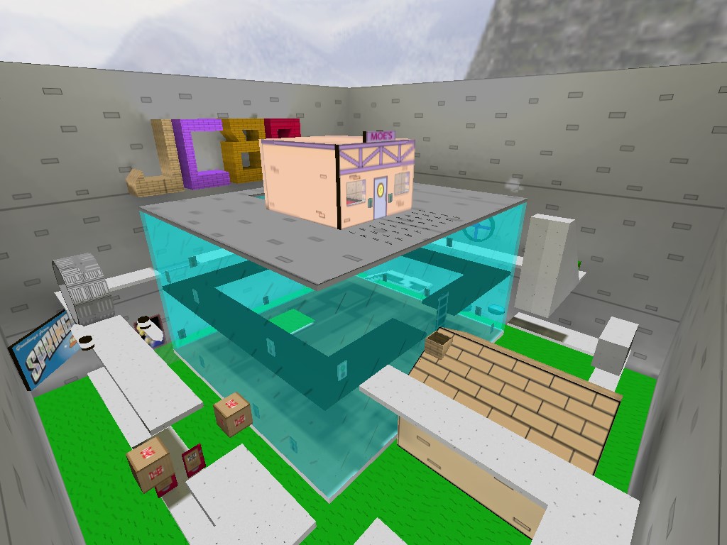 Карта «deathrun_simpsons» для CS 1.6