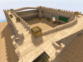 Карта «awp_fortress» для CS 1.6