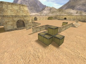 Карта «de_2storydust» для CS 1.6