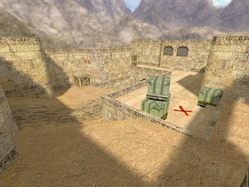 Карта «de_dust13» для CS 1.6
