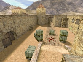 Карта «de_dust_continues» для CS 1.6