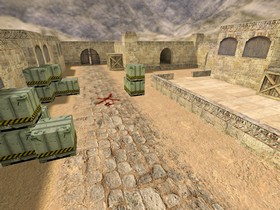 Карта «de_dust_go» для CS 1.6