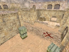 Карта «de_dust_new_2008» для CS 1.6