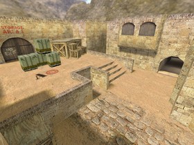 Карта «de_dust_sf» для CS 1.6