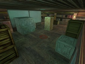 Карта «de_library» для CS 1.6