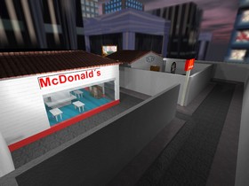 Карта «de_mcdonalds» для CS 1.6
