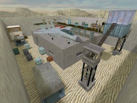 Карта «de_militiabase» для CS 1.6