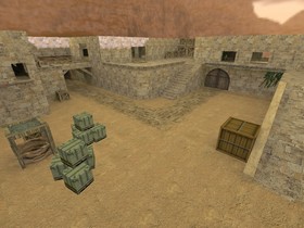 Карта «de_sandcastle» для CS 1.6
