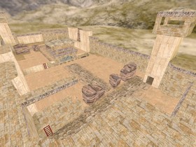 Карта «de_sands» для CS 1.6