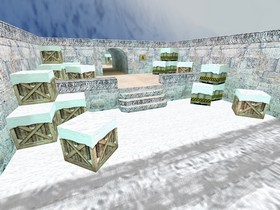 Карта «de_snow_dust» для CS 1.6