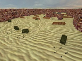 Карта «de_trench» для CS 1.6