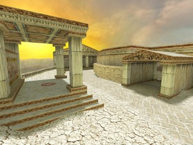 Карта «de_troy» для CS 1.6
