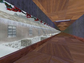 Карта «deathrun_alleywinter» для CS 1.6