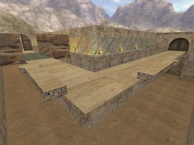 Карта «deathrun_temple-dust» для CS 1.6