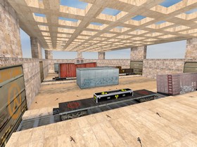 Карта «gg_aim_train-dust» для CS 1.6