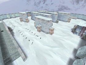 Карта «gg_snow_zona» для CS 1.6