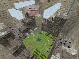 Карта «kz_mages_courtyard» для CS 1.6