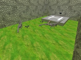 Карта «ze_coffeelobby_jurassicworld_v1» для CS 1.6