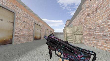Модель «MAC-10 | Fever Dream (Psychopath)» для CS 1.6