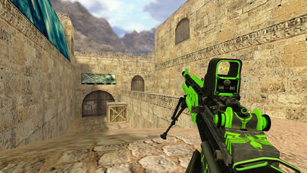 Модель «SG-552 | М14 ЕБР | Ядовитая» для CS 1.6