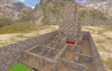 Карта «awp_2towers» для CS 1.6