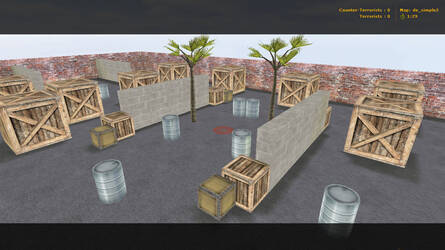 Карта «de_simple» для CS 1.6