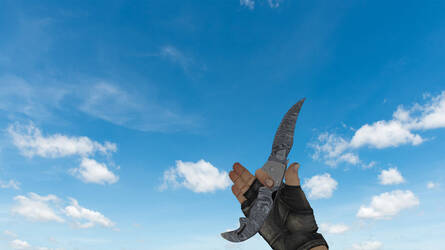 Модель «Фальшион | Дамасская сталь» для CS 1.6