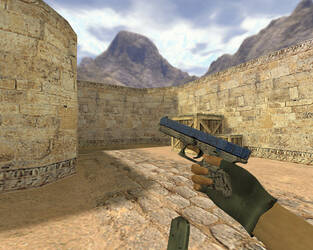 Модель «Glock Синяя трещина» для CS 1.6
