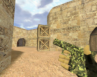 Модель «Glock Армейский камуфляж» для CS 1.6