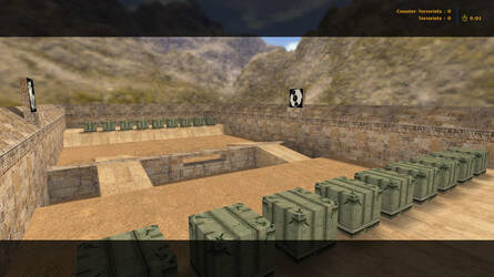 Карта «aim_aggro_free» для CS 1.6