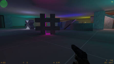 Карта «aim_colored_figures» для CS 1.6