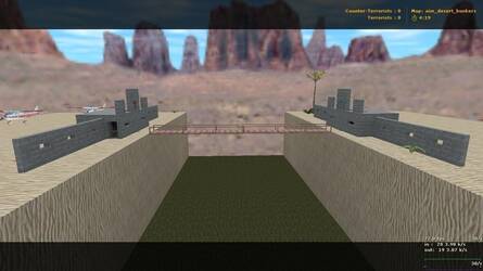 Карта «aim_desert_bunkers» для CS 1.6