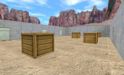 Карта «aim_desertdoors» для CS 1.6
