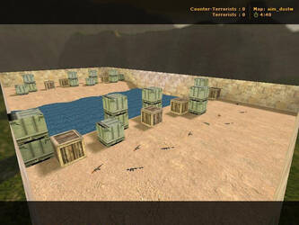 Карта «aim_dustw» для CS 1.6