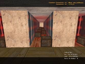 Карта «aim_hallways» для CS 1.6