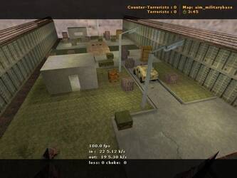 Карта «aim_militarybase» для CS 1.6