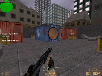 Карта «aim_mp5city» для CS 1.6