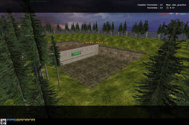 Карта «aim_practice» для CS 1.6