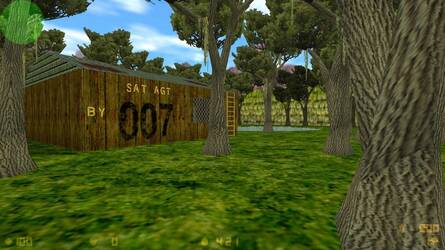 Карта «aim_satteam_forest» для CS 1.6