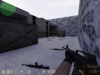 Карта «aim_snowhouse» для CS 1.6