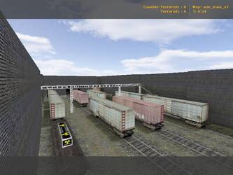 Карта «aim_train_v2» для CS 1.6