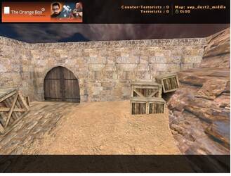 Карта «awp_dust2_middle» для CS 1.6