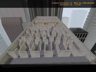 Карта «de_100labyrinth» для CS 1.6