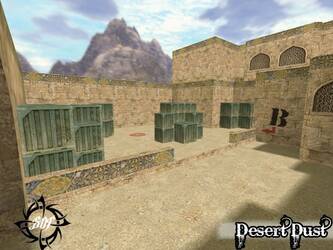 Карта «de_desert_dust_b1» для CS 1.6