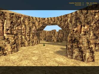 Карта «de_dryway_original» для CS 1.6