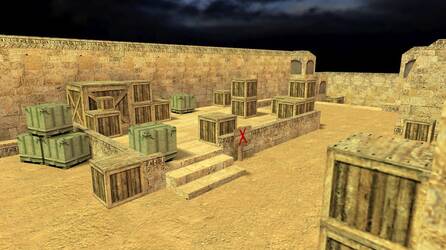 Карта «de_dusky» для CS 1.6