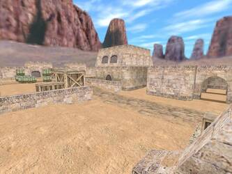 Карта «de_dust_b» для CS 1.6